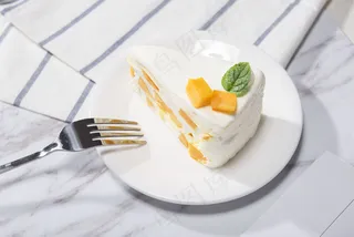 芒果蛋糕甜品小吃