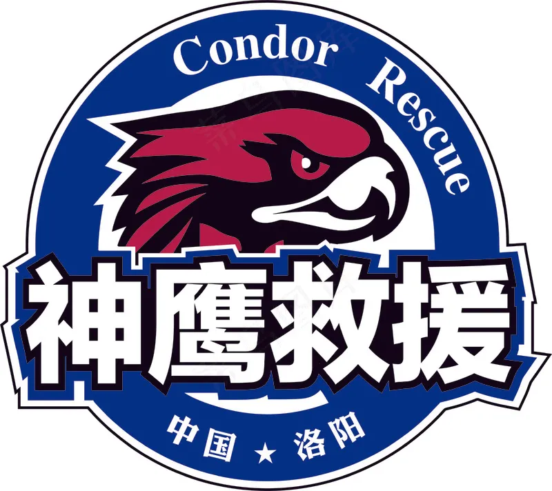 神鹰救援 LOGOcdr矢量模版下载