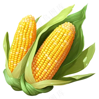 免抠玉米素材