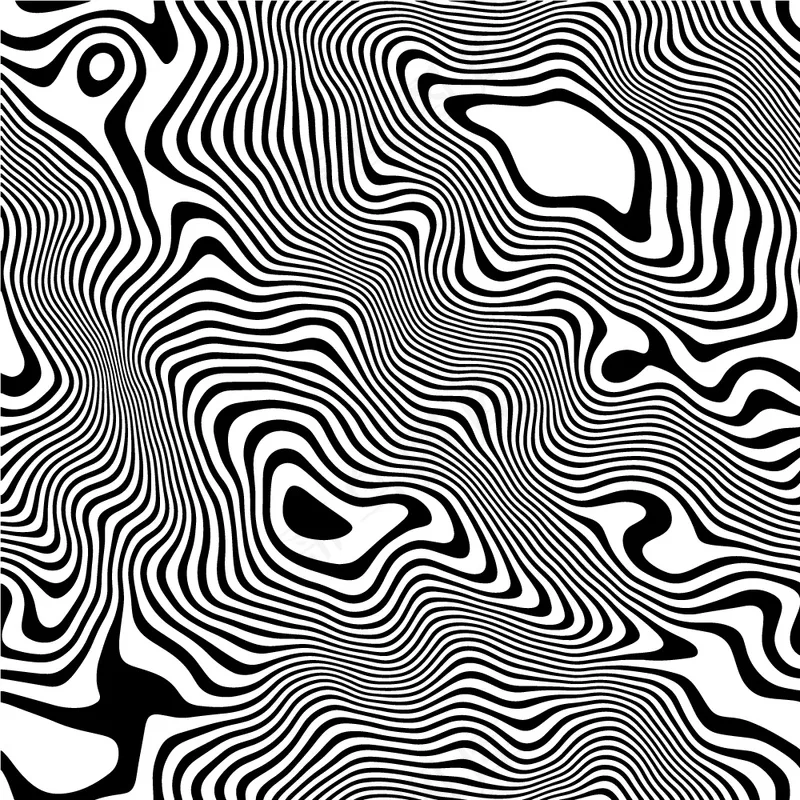 矢量黑白简约线性底纹eps,ai矢量模版下载