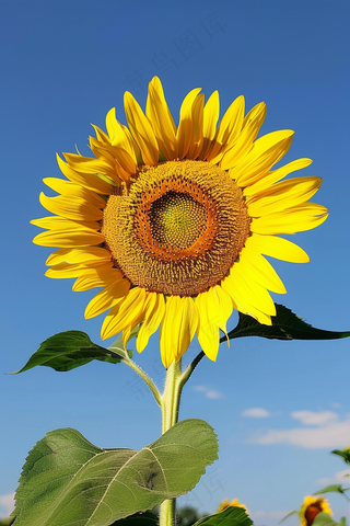 向日葵向阳鲜花摄影图