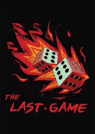 火焰骰子 色子图案涂鸦