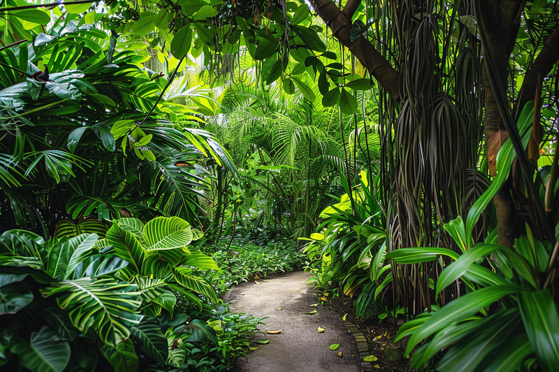山林森林绿色大自然风景摄影图