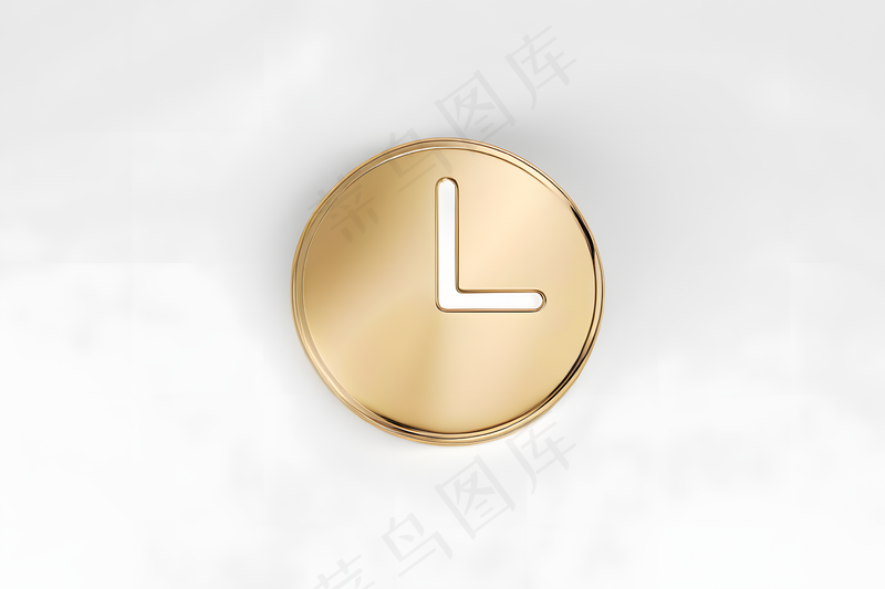 白底各种三维金属图标素材图片