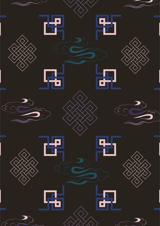 中国结 古典云纹