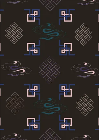 中国结 古典云纹