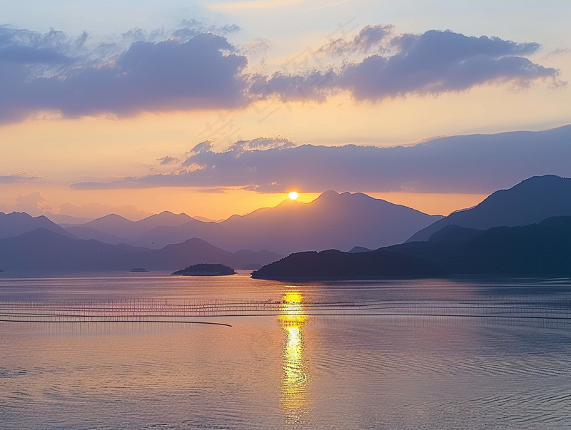 清晨日出朝霞云层摄影图(3696x2784)