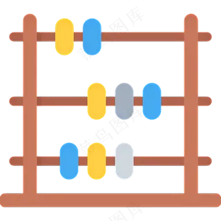 免抠一组卡通的运动器械