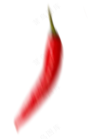 1个模糊辣椒PNG素材