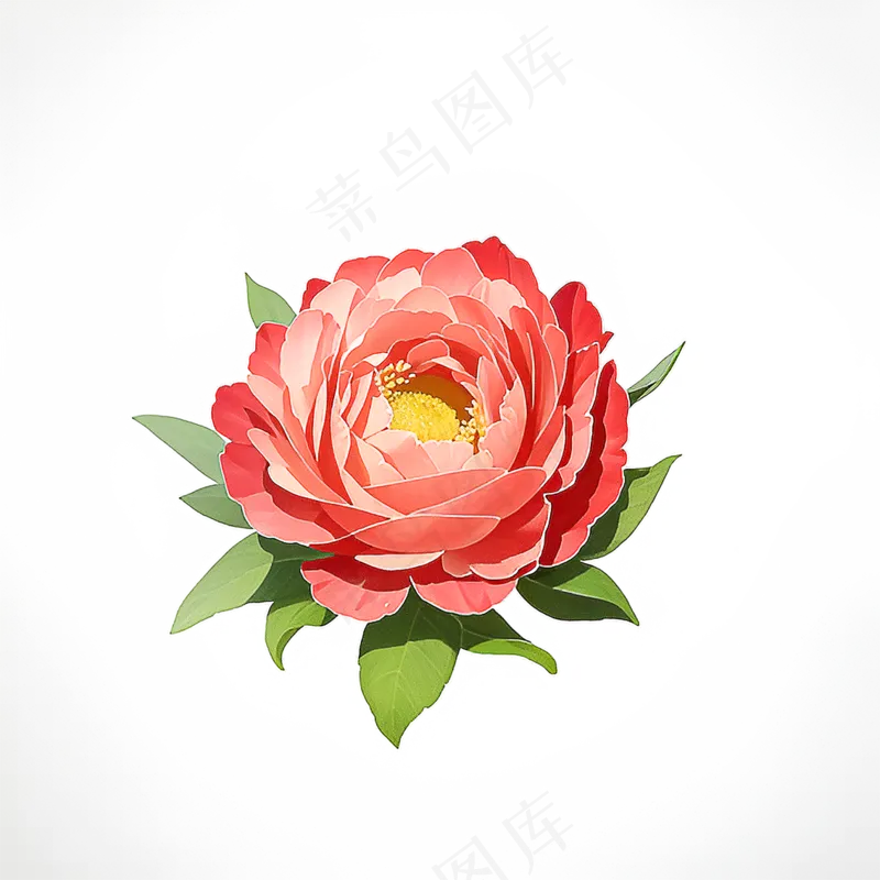粉色花朵桃花玫瑰免抠素材57