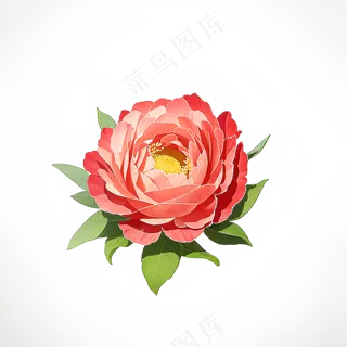 粉色花朵桃花玫瑰免抠素材57