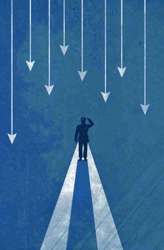 建军蓝色纹理简约军人剪影飞机插画背景