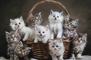 猫咪宠物猫可爱动物摄影图