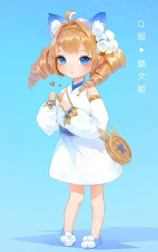 蔡文姬同人创作，周边，Q版