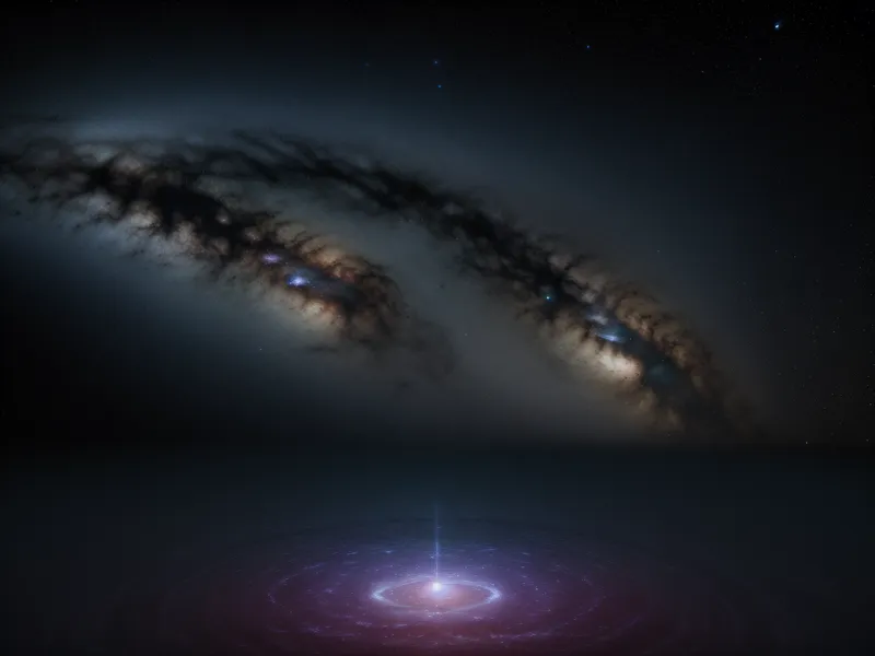 黑暗深邃的宇宙星空背景