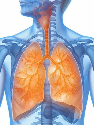 人体肺部结构 支气管