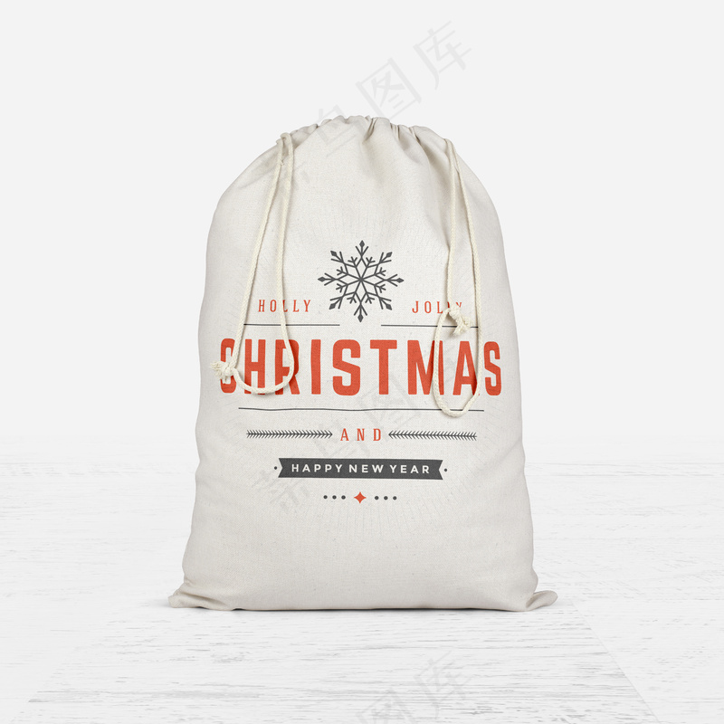 白色背景帆布袋实拍样机