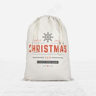 白色背景帆布袋实拍样机