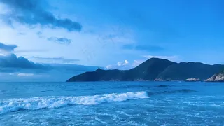 黎明前的海岸