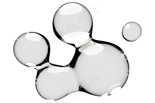 透明无背景水滴液体40免扣元素