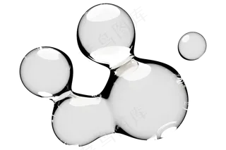 透明无背景水滴液体40免扣元素