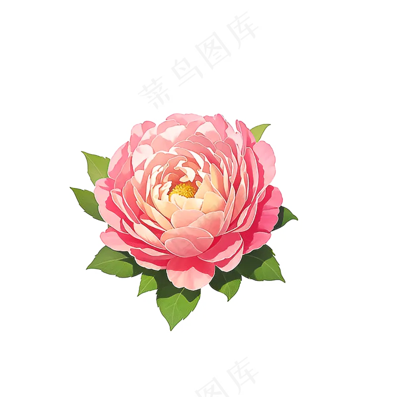 粉色花朵桃花玫瑰免抠素材83