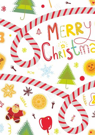 圣诞节元素 圣诞派对