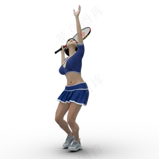 免抠网球体育运动人物