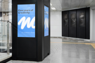 地铁站车站广告牌灯箱样机2样机