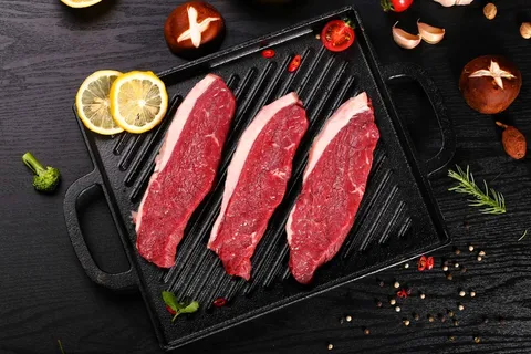 新鲜肉块美食食材