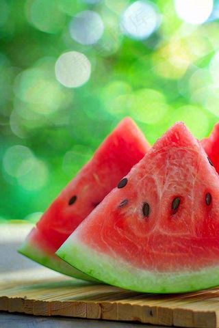 夏日避暑西瓜大树下阴凉立夏大暑小暑夏至摄影图