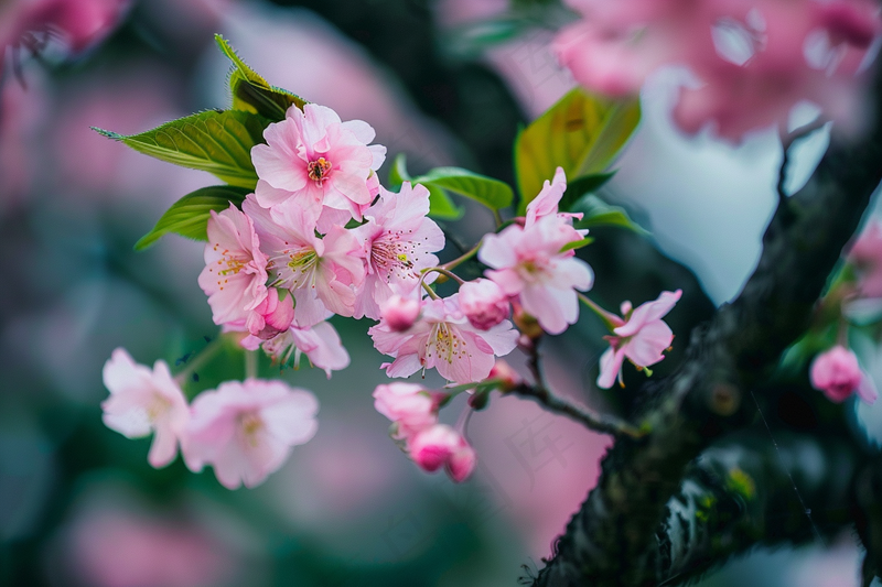 春日樱花花朵摄影图(4032x2688)