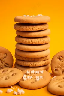 曲奇饼饼干酥脆下午茶美味零食美食摄影图