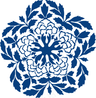 古代青花瓷图案花纹中国风图案祥云纹理传统图腾矢量AI设计PNG免扣素材