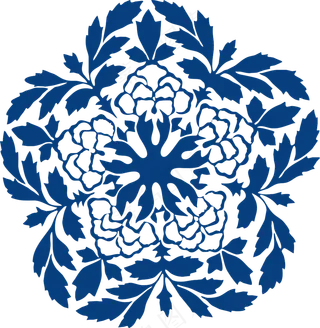 古代青花瓷图案花纹中国风图案祥云纹理传统图腾矢量AI设计PNG免扣素材