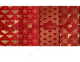 喜庆矢量底纹