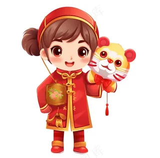 喜庆福娃可爱形象