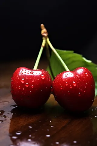 新鲜樱桃车厘子水果摄影图