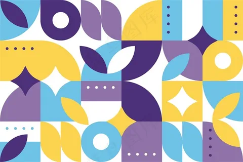 平面设计背景运动风配色AI模板 (5)