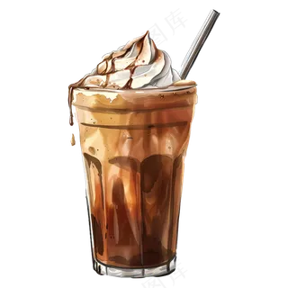 免扣一杯冰淇淋咖啡