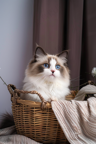 猫咪宠物猫可爱动物摄影图