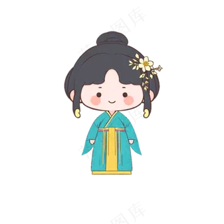可爱Q版汉服卡通女生 (12)
