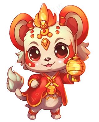 可爱卡通龙形象