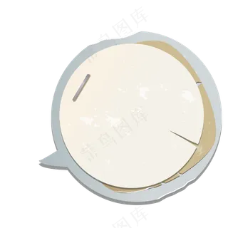 卡通聊天对话方框气泡可爱边框PNG透明免抠装饰图案 PS设计