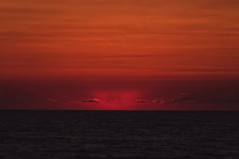 夕阳晚霞图片