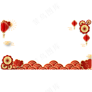 底部玻璃贴新年