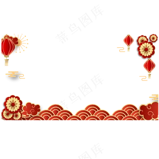 底部玻璃贴新年