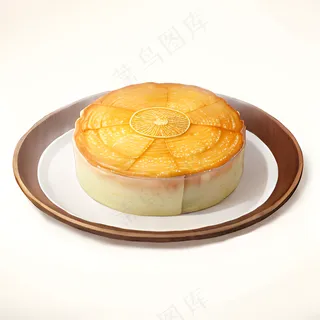 橙色果冻糕点美食西式93