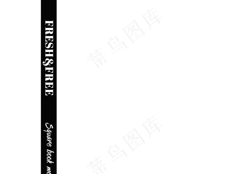 单色硬壳书籍质感样机21psd模版下载