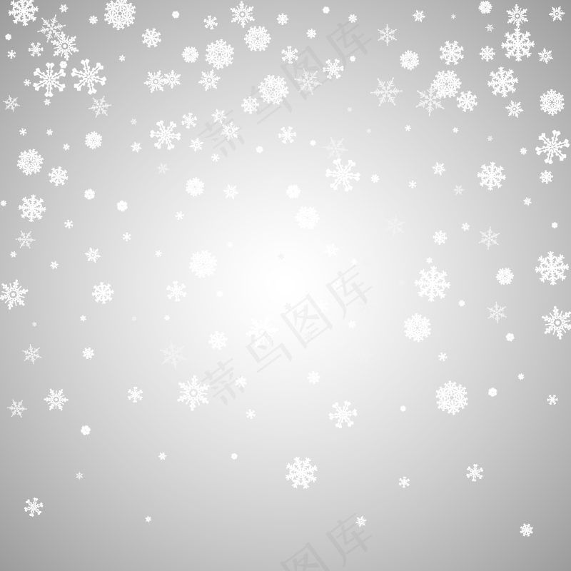 雪花矢量免扣素材ai矢量模版下载